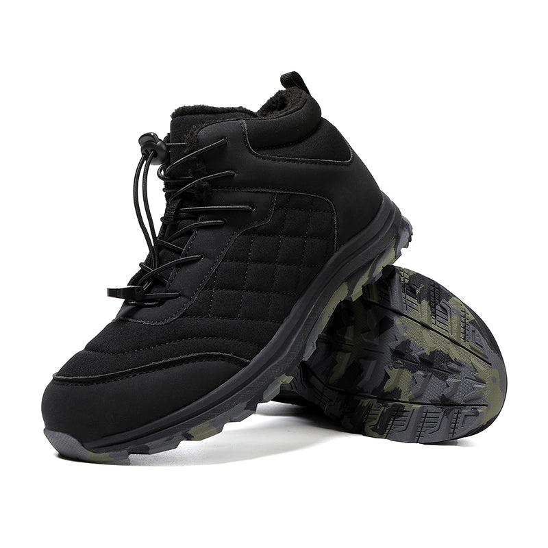 Men Combat Boots Waterproof Non-Slip Hiking Boots Anti-Puncture Anti-Sprain Work Boots