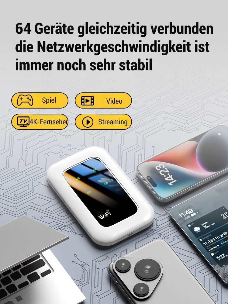 [Einschalten, lebenslang kostenlos] 📱🌍 Universelles tragbares WLAN