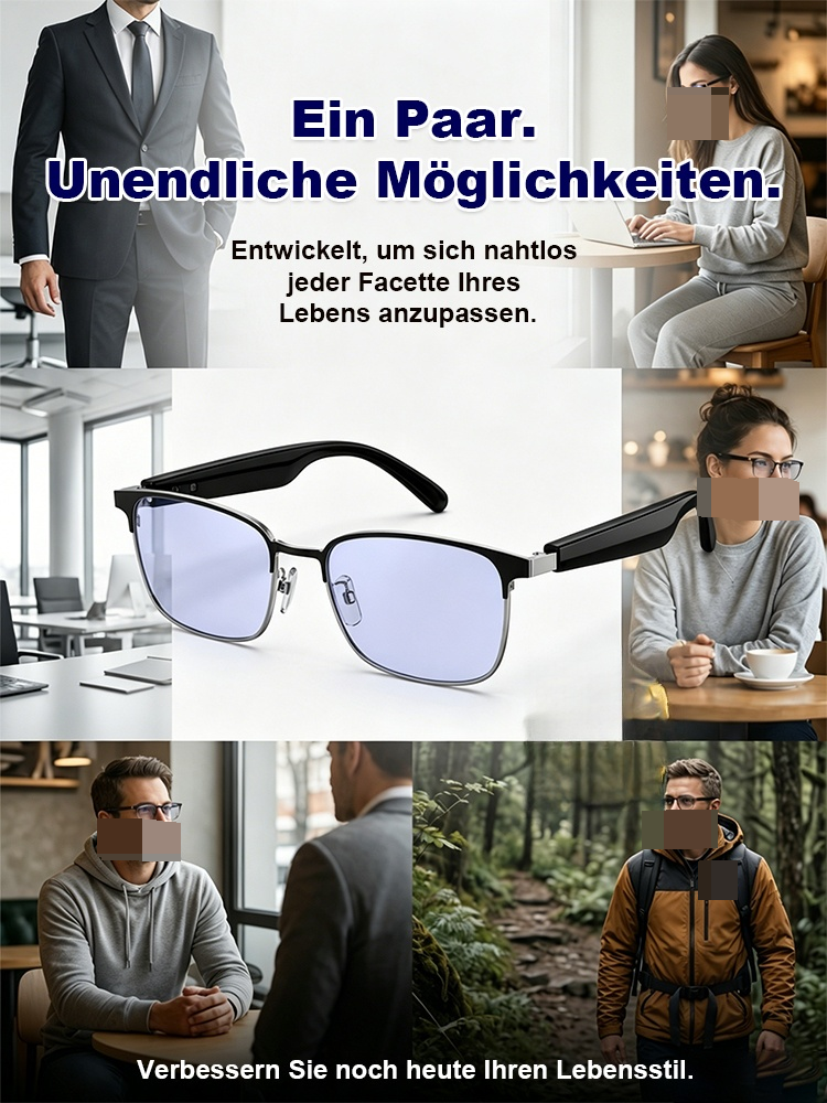 🕶️Intelligente KI-Übersetzung + 4K-Aufnahmen + photochrome Gläser – eine Brille für all Ihre Reisebedürfnisse🌍