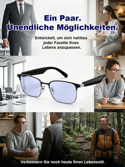 🕶️Intelligente KI-Übersetzung + 4K-Aufnahmen + photochrome Gläser – eine Brille für all Ihre Reisebedürfnisse🌍