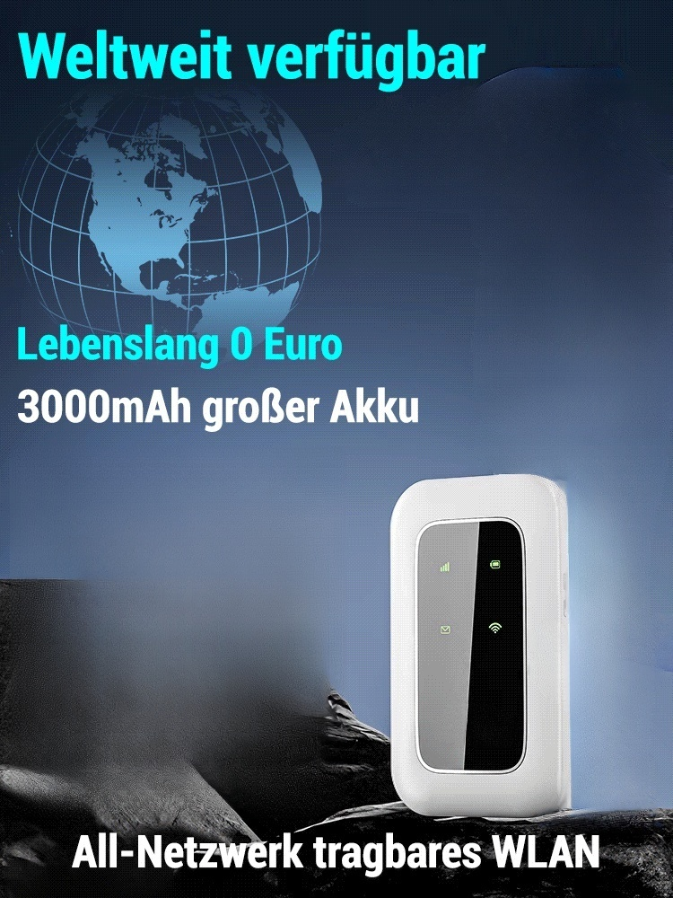 [Einschalten, lebenslang kostenlos] 📱🌍 Universelles tragbares WLAN