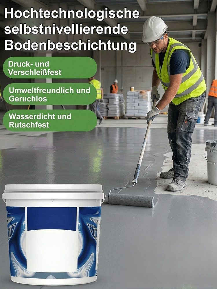⚡ Schnelltrocknend in 2 Stunden | Umweltfreundlich und geruchlos | Rutschfeste und abriebfeste Epoxid-Bodenfarbe 🎨