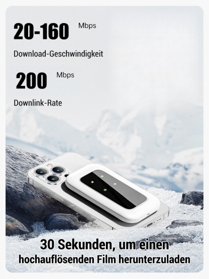 [Einschalten, lebenslang kostenlos] 📱🌍 Universelles tragbares WLAN