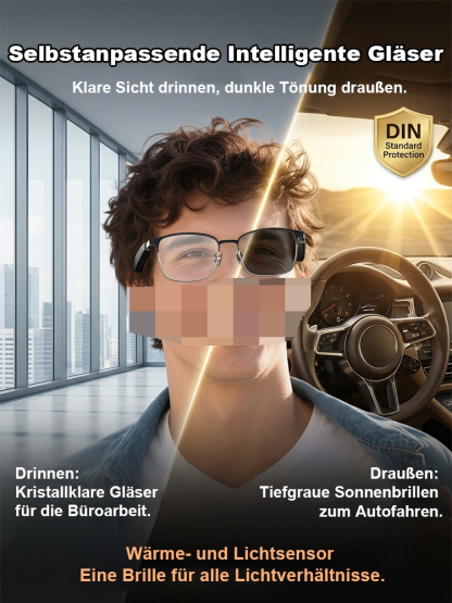 🕶️Intelligente KI-Übersetzung + 4K-Aufnahmen + photochrome Gläser – eine Brille für all Ihre Reisebedürfnisse🌍