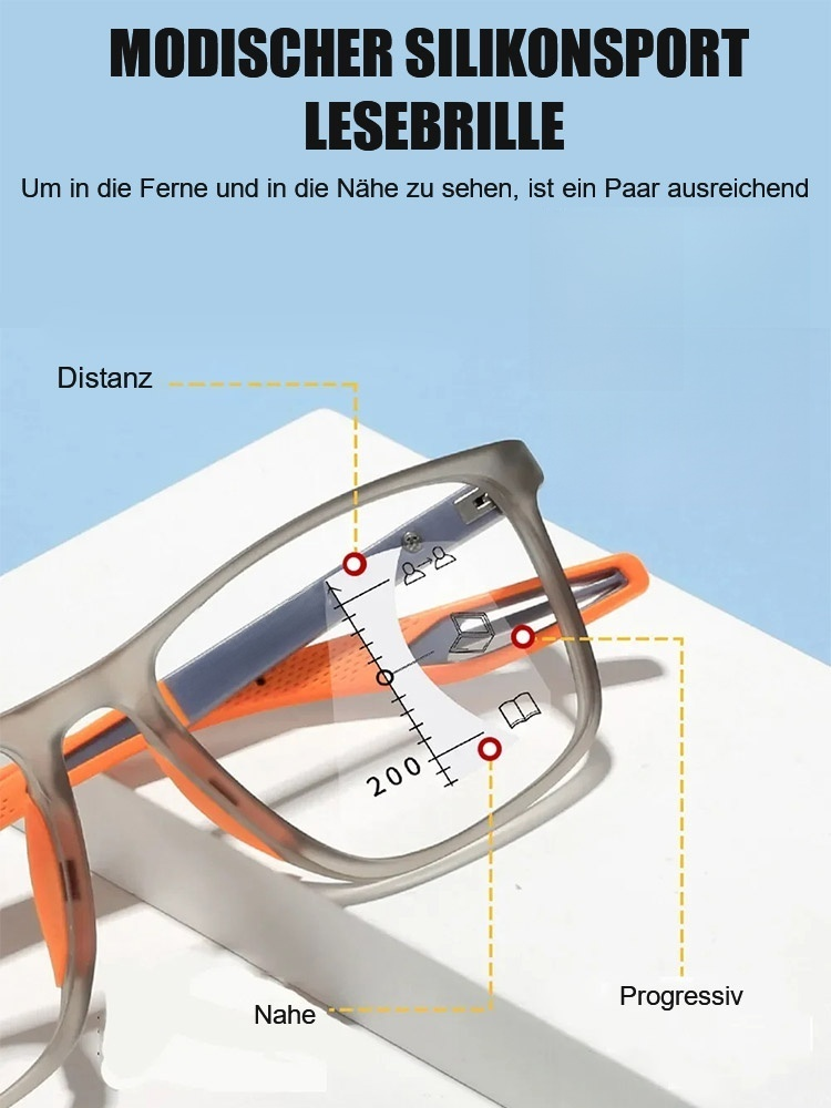🏃‍♂️ Sportliche 2-in-1-Lesebrille mit UV-Schutz und photochromen Gläsern – Eine Brille für Nah- und Fernsicht, ideal für drinnen und draußen, den ganzen Tag!