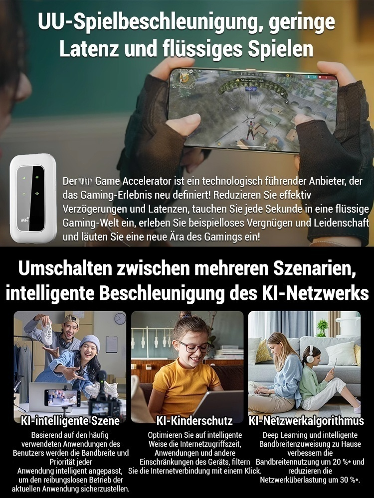 [Einschalten, lebenslang kostenlos] 📱🌍 Universelles tragbares WLAN