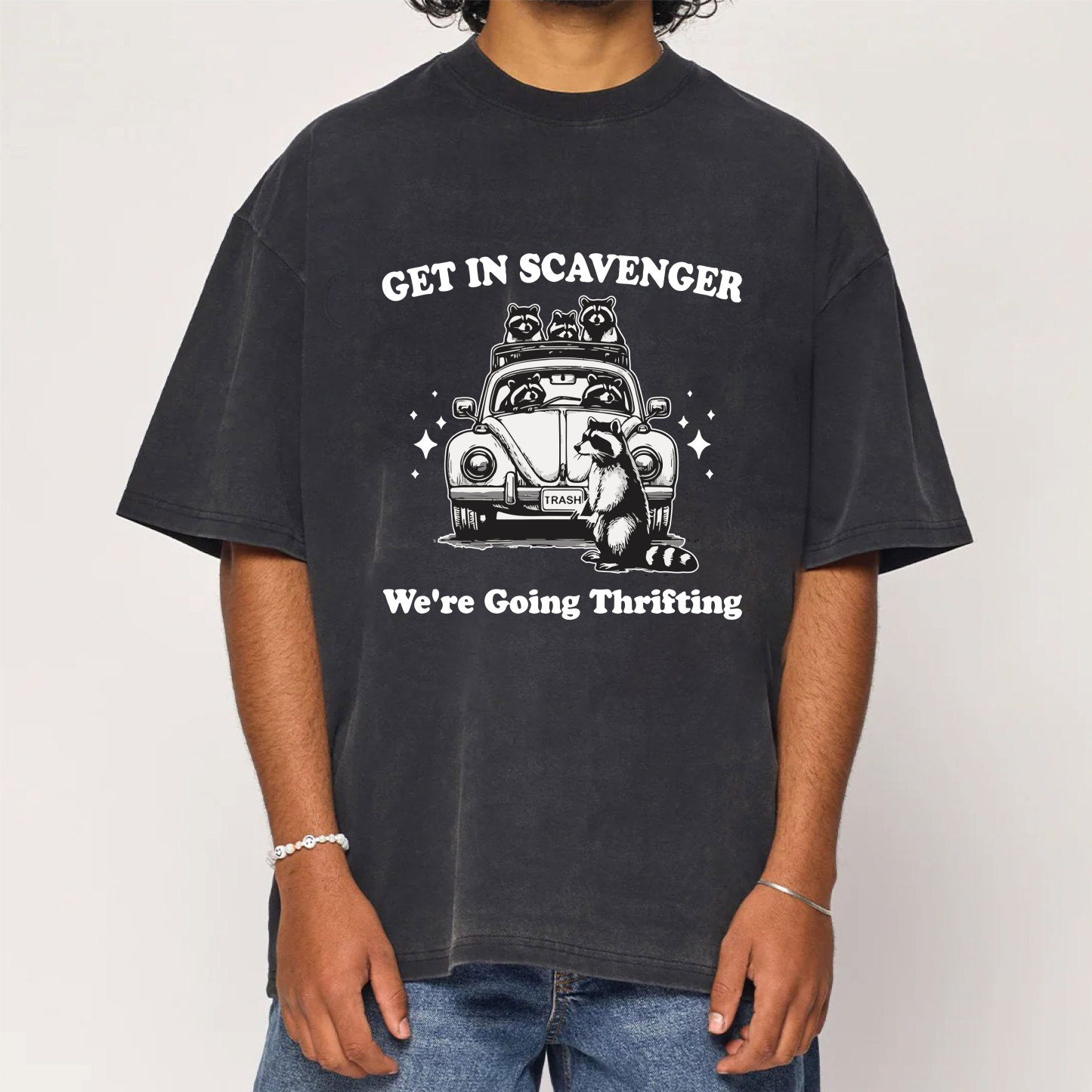 Get In Scavenger We're Going Thrifting Washed T-Shirt