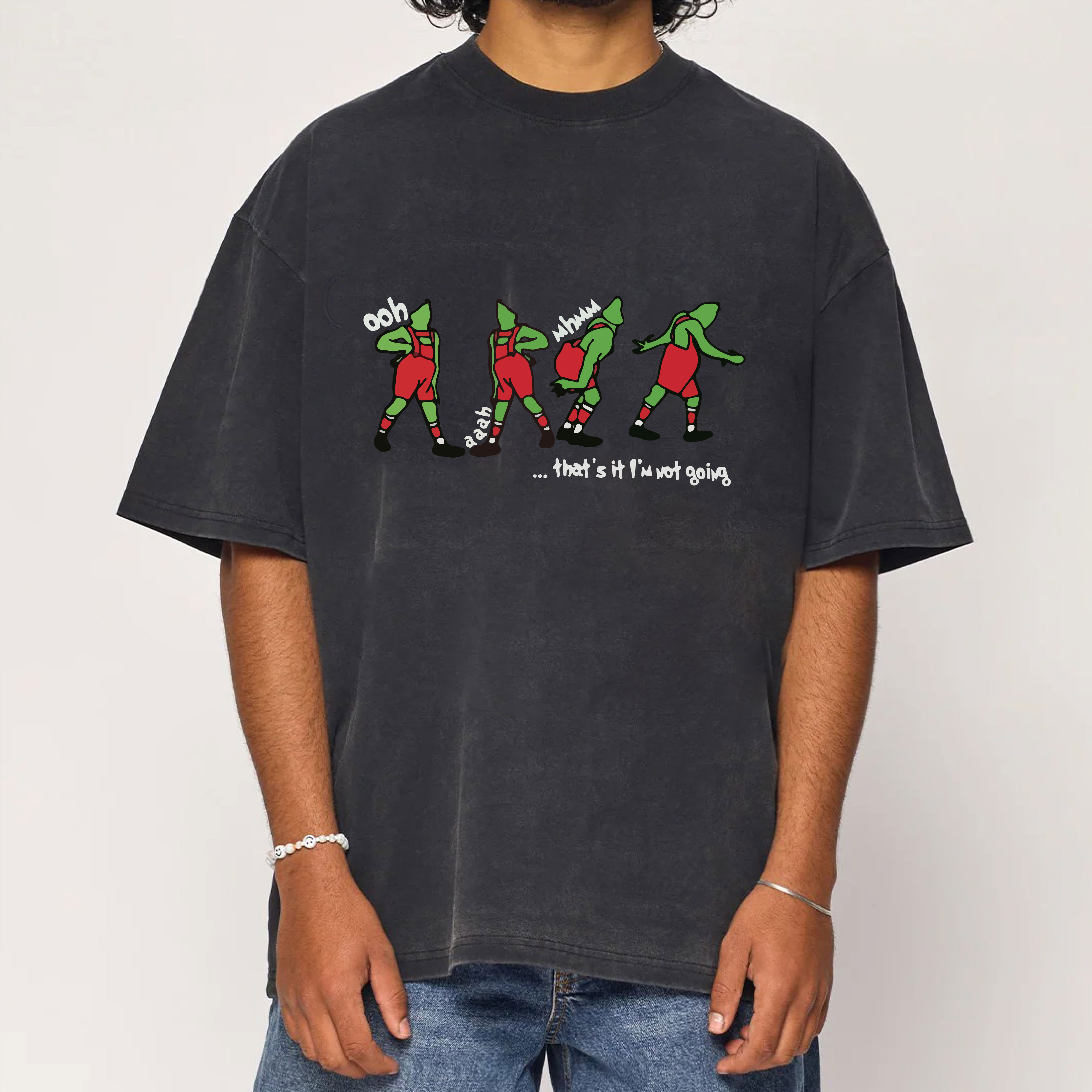 Grinch That's It I'm Not Going Washed T-Shirt
