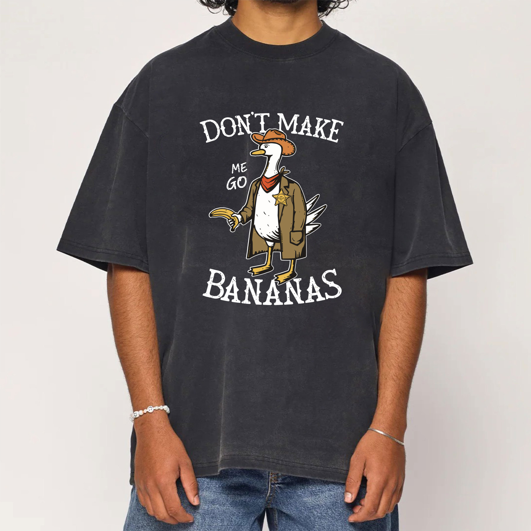 Don't Make Me Go Bananas Washed T-Shirt