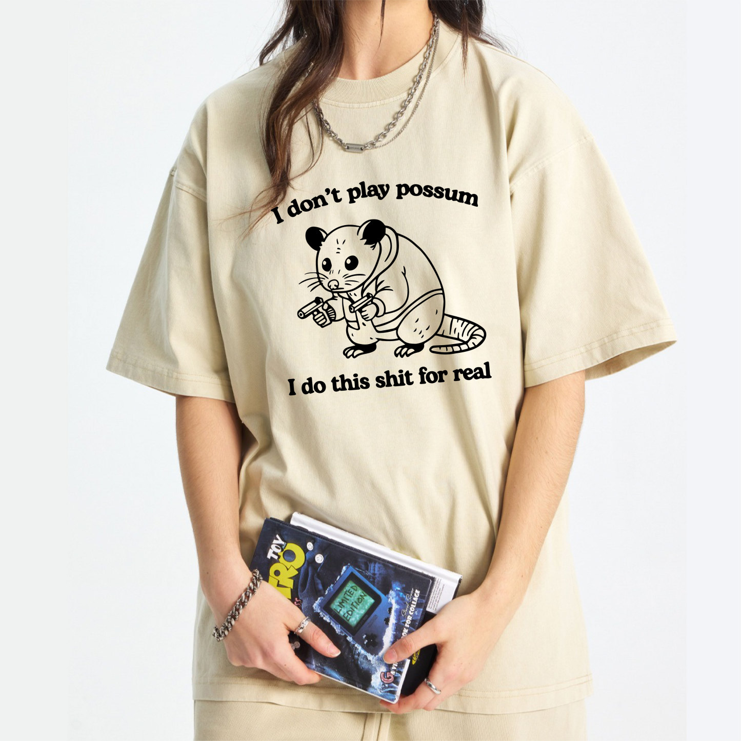 I Don't Play Possum Washed T-Shirt