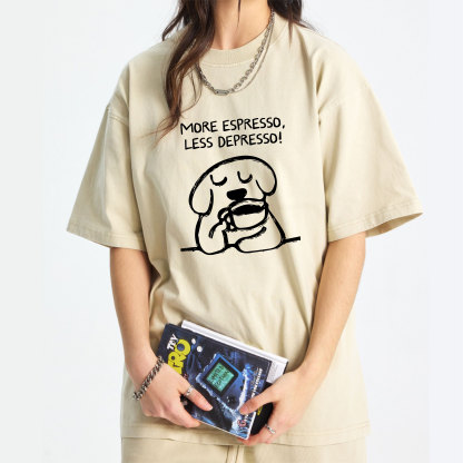 More Espresso Less Depresso Washed T-Shirt