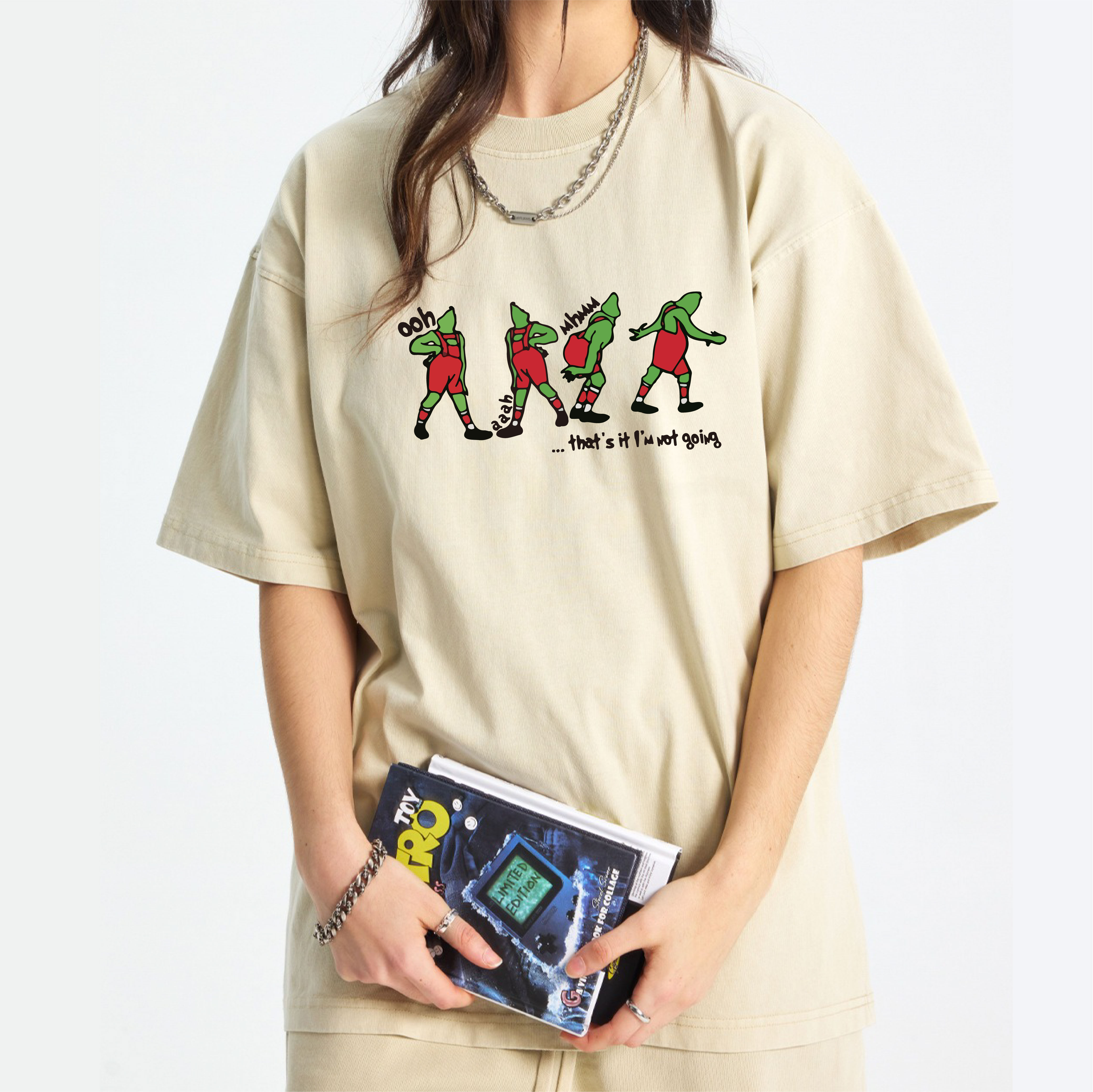 Grinch That's It I'm Not Going Washed T-Shirt