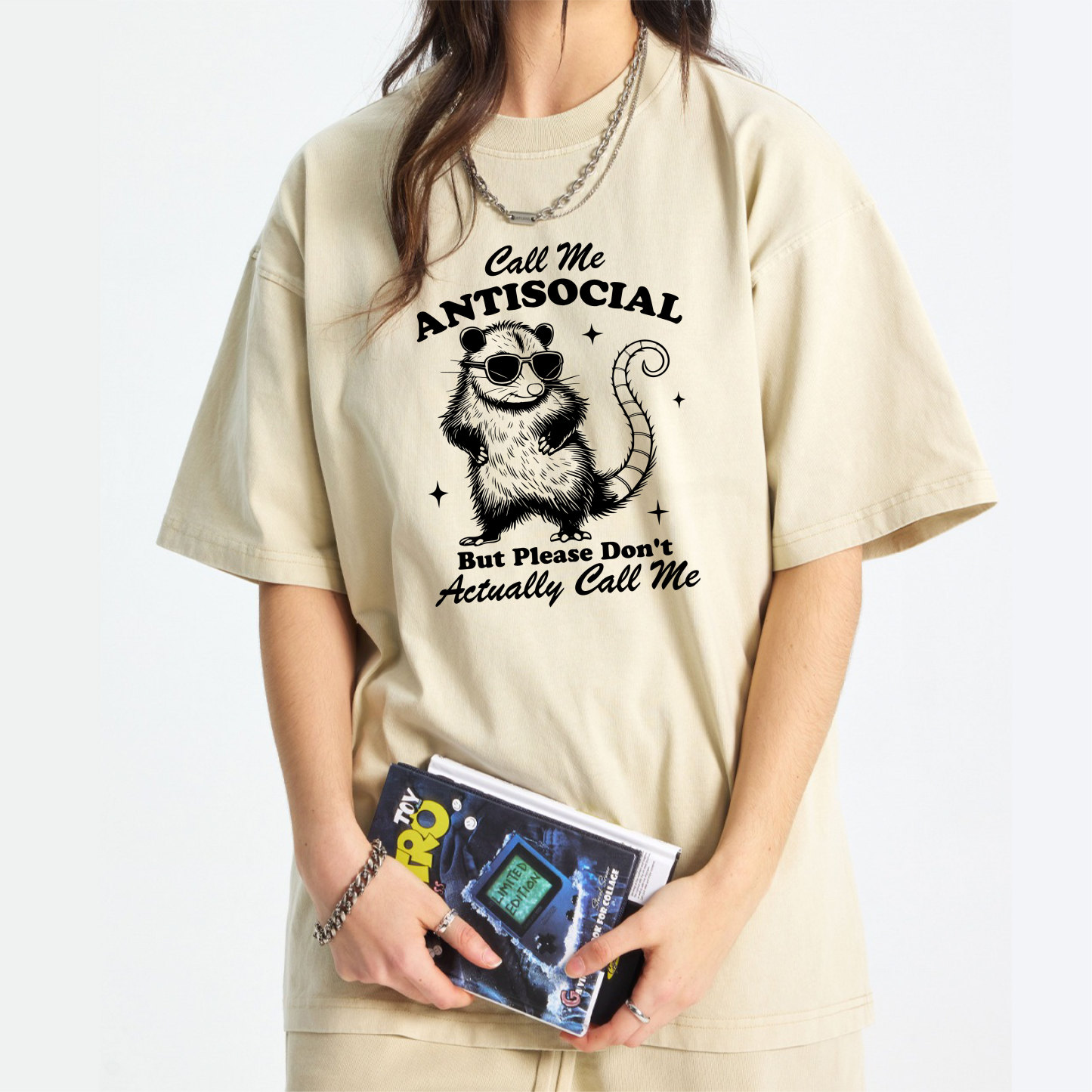 Call Me Antisocial But Please Don’t Call Me Washed T-Shirt