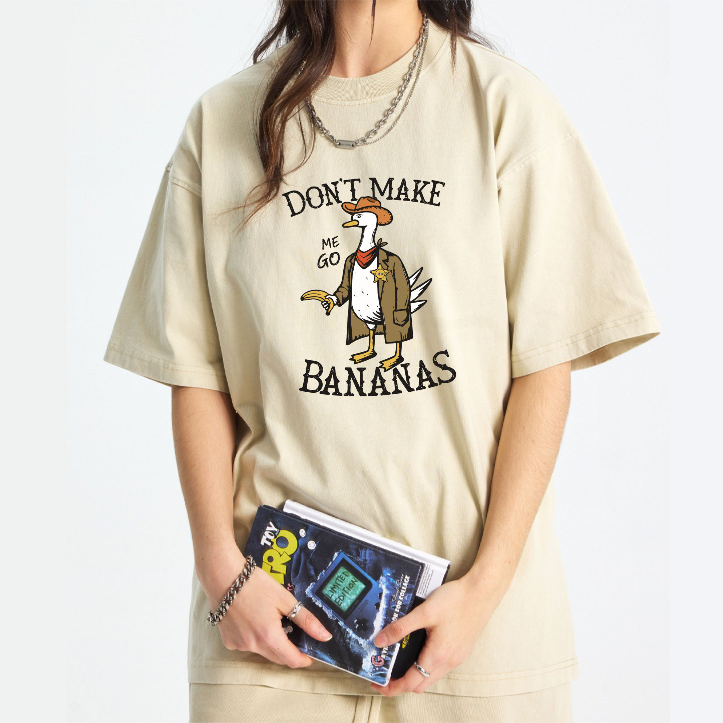 Don't Make Me Go Bananas Washed T-Shirt