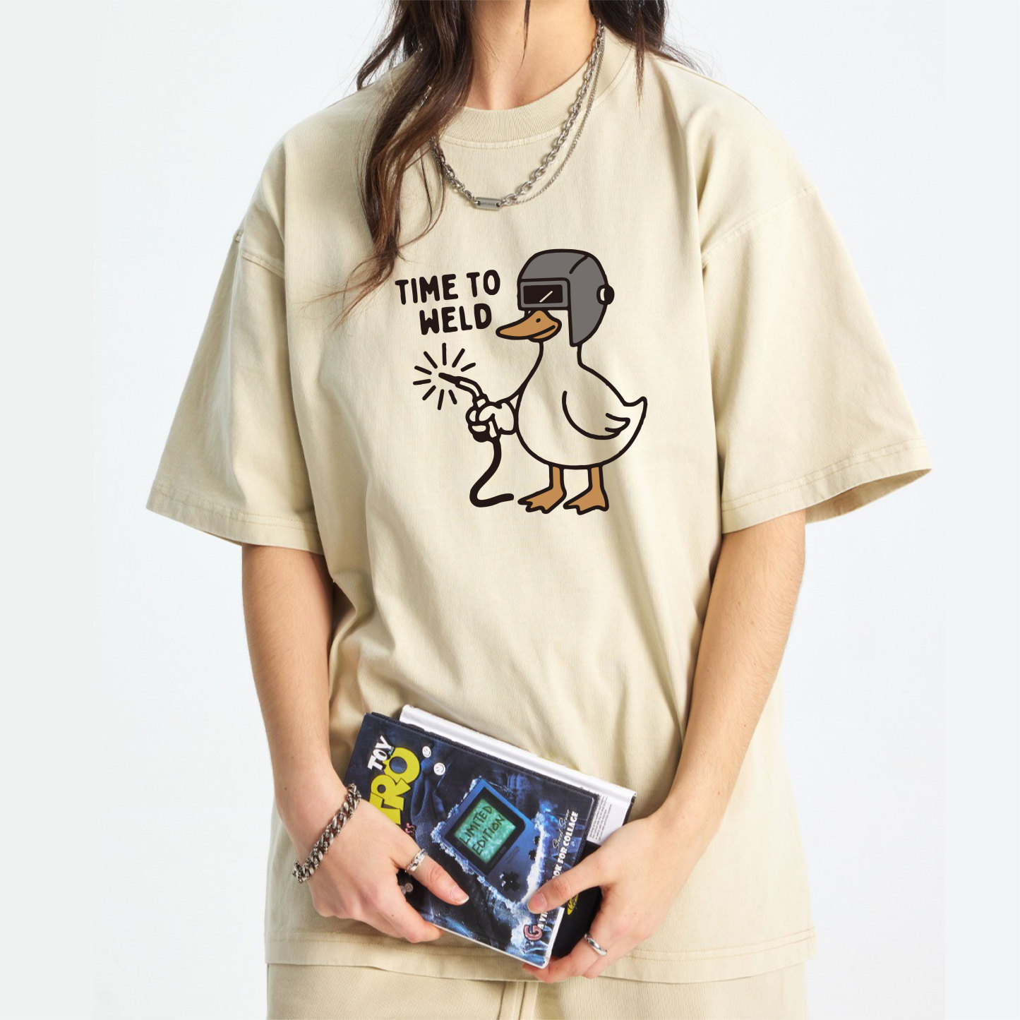 Time To Weld Washed T-Shirt