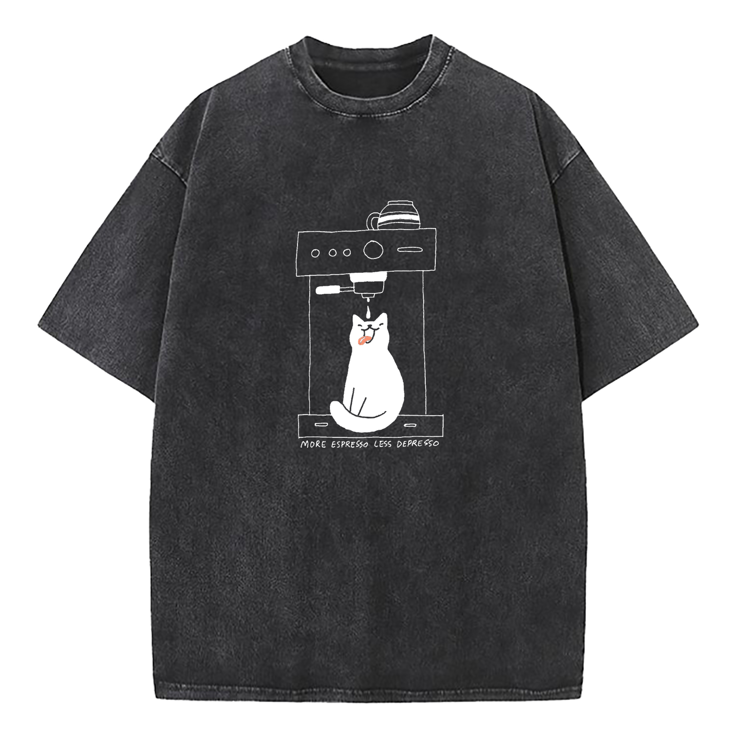 More Espresso Less Depresso Washed T-Shirt