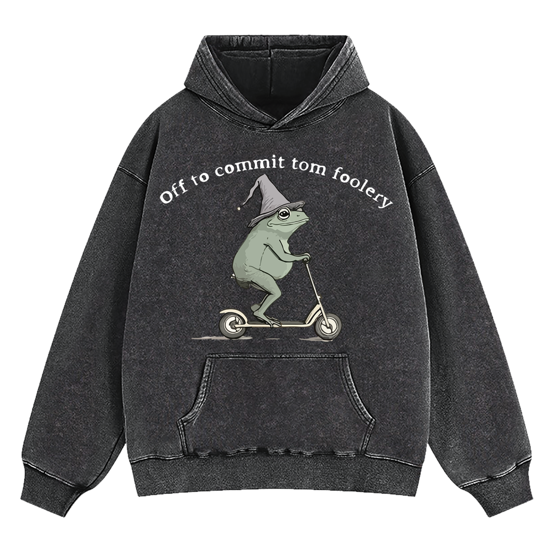 Off To Commit Tom Foolery Washed Hoodie