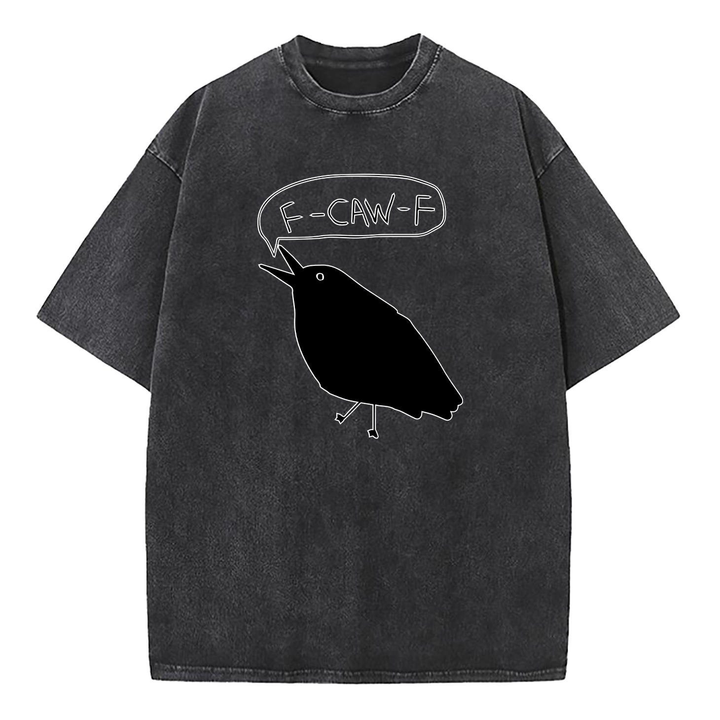 F-Caw-F Crow Washed T-Shirt