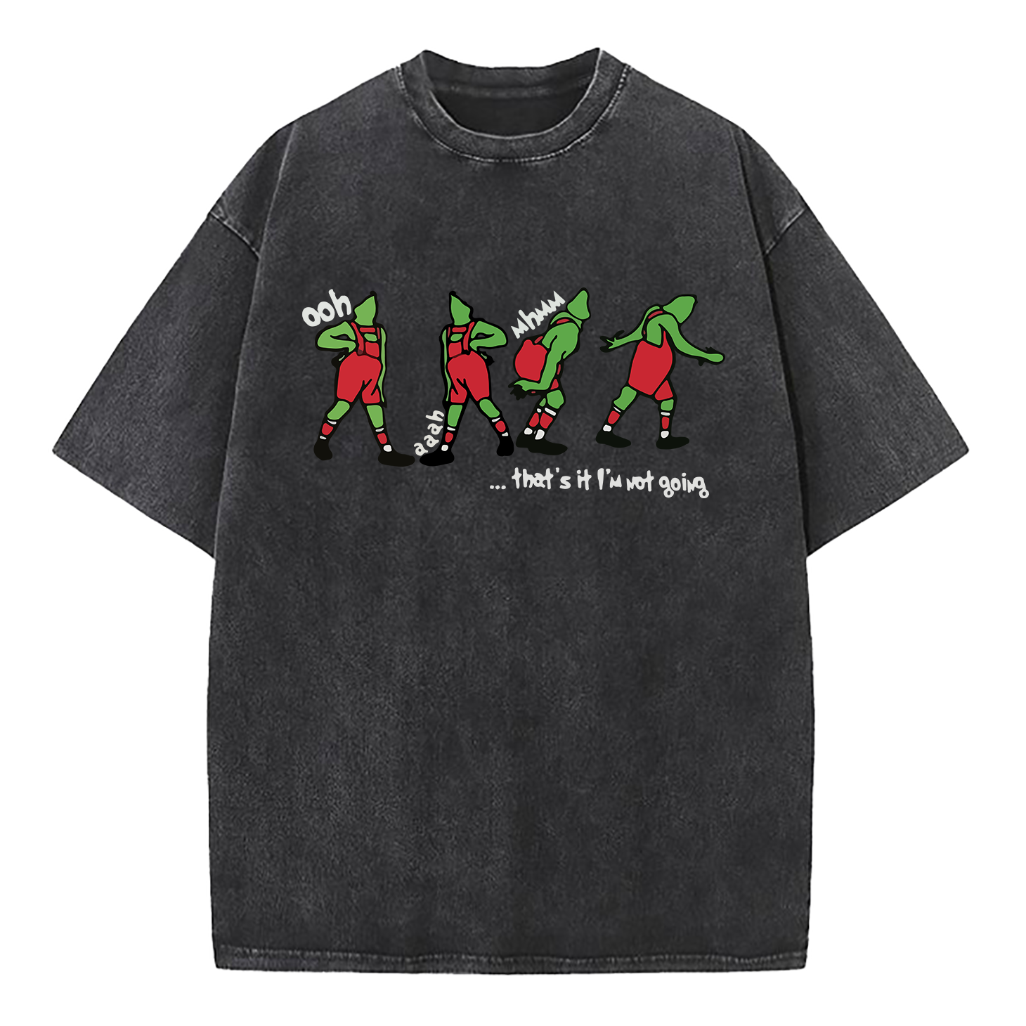 Grinch That's It I'm Not Going Washed T-Shirt