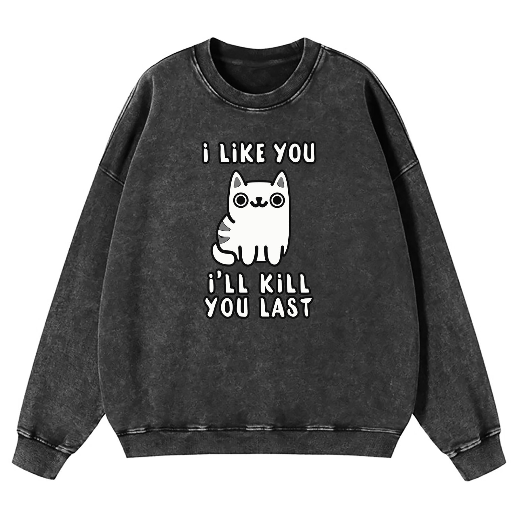I Like You I'll Kill You Last Washed Sweatshirt