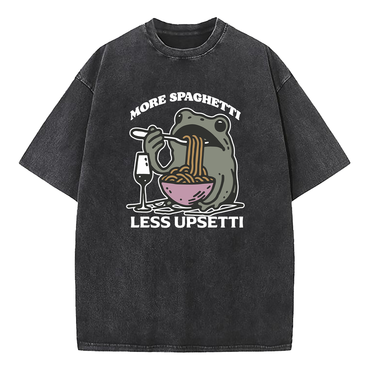 More Spaghetti Less Upsetti Washed T-Shirt