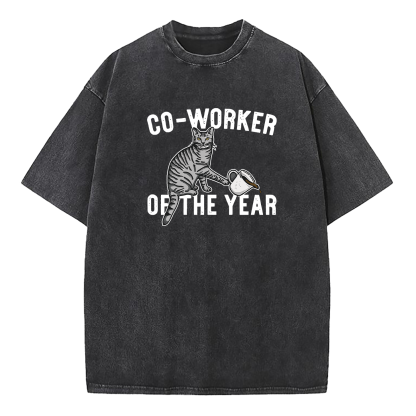 Co-Worker Of The Year Washed T-Shirt