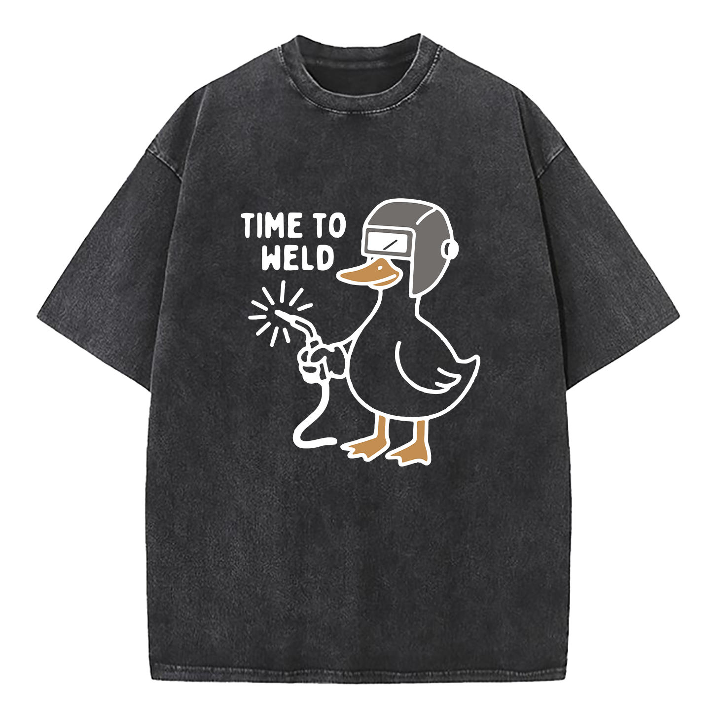 Time To Weld Washed T-Shirt