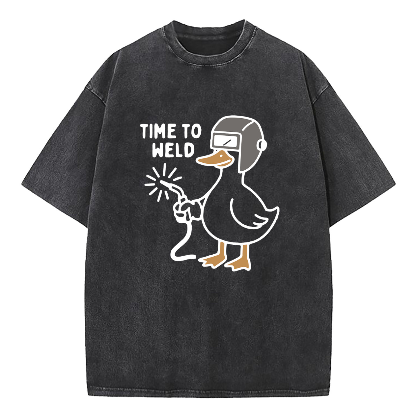 Time To Weld Washed T-Shirt
