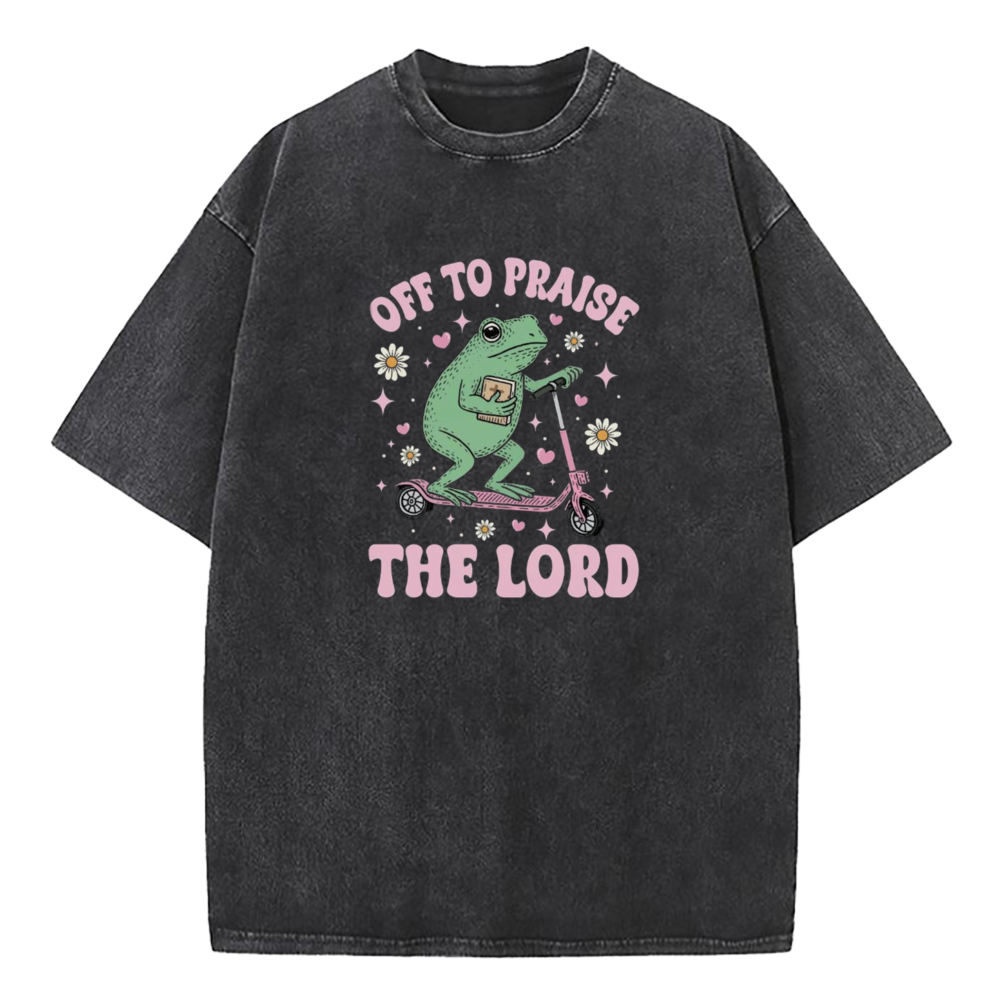 Off To Praise The Lord Washed T-Shirt