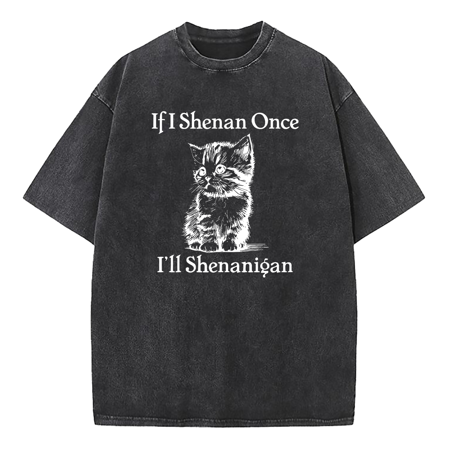  If I Shenan Once I'll Shenanigan Washed T-Shirt