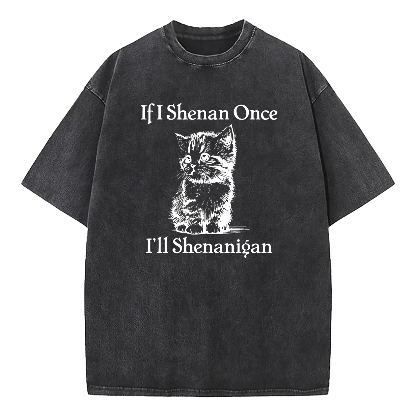  If I Shenan Once I'll Shenanigan Washed T-Shirt