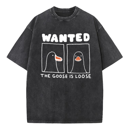Goose Is Loose Washed T-Shirt