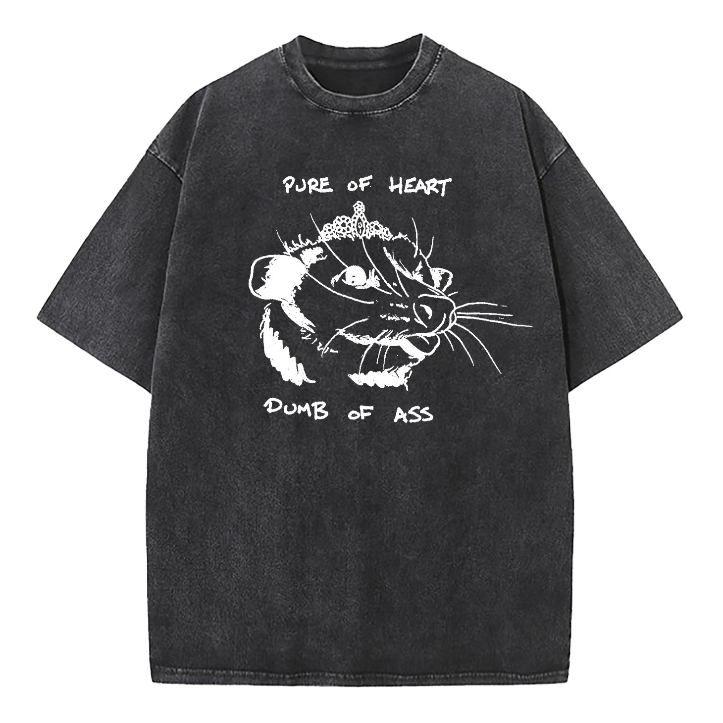 Pure Of Heart Dumb Of Ass Washed T-Shirt
