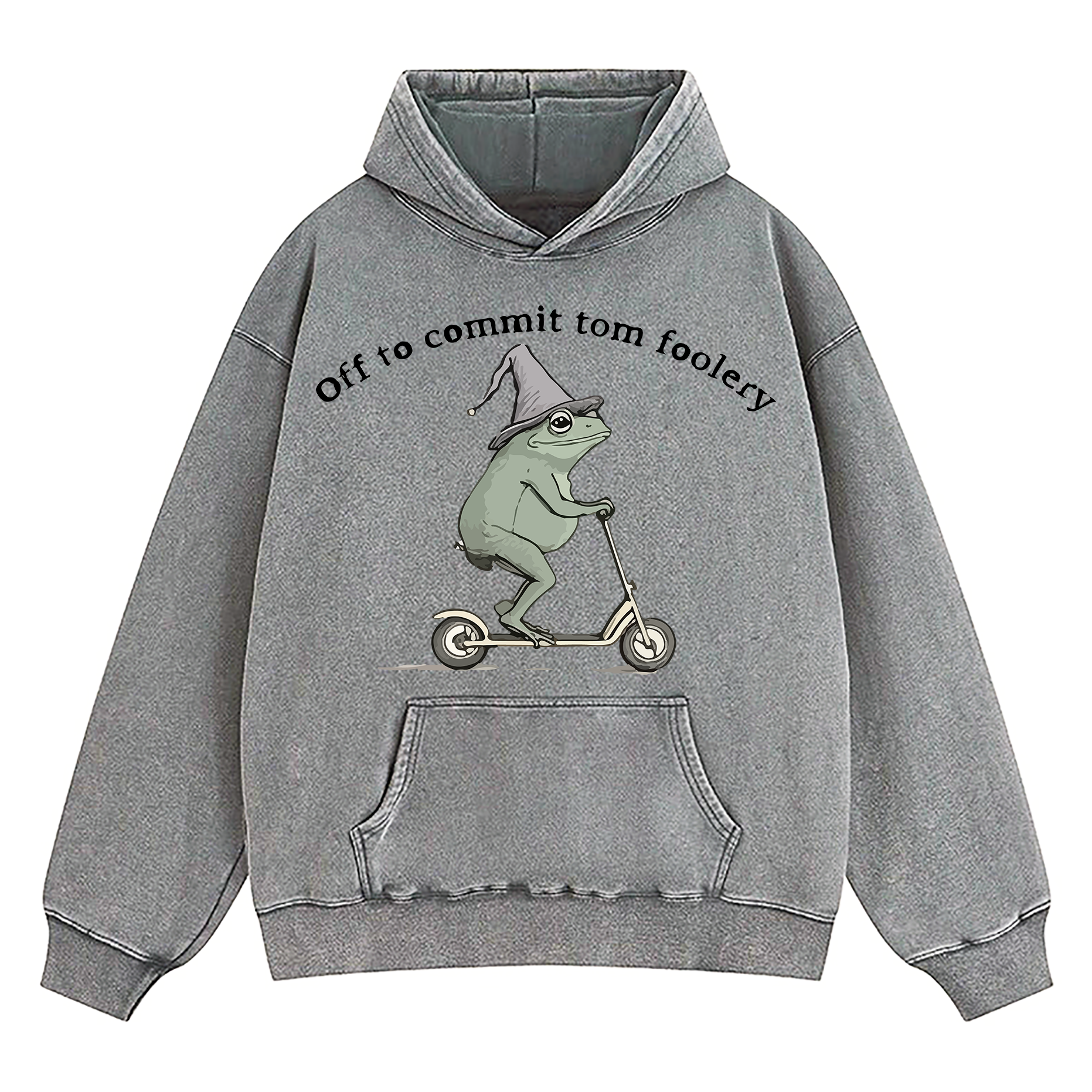 Off To Commit Tom Foolery Washed Hoodie
