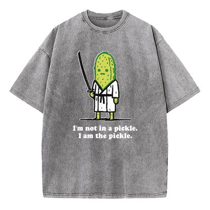I’m Not In A Pickle I Am The Pickle Washed T-Shirt