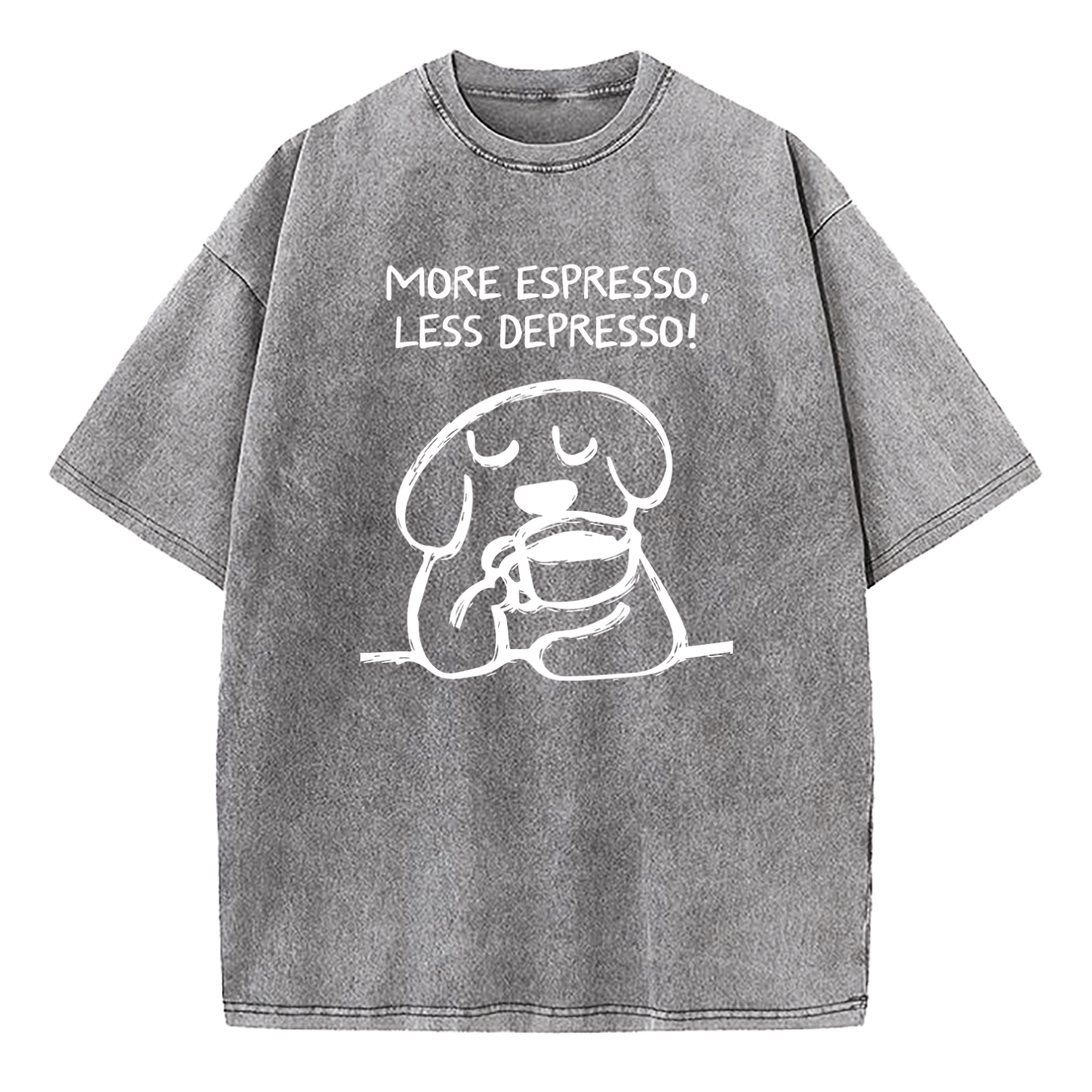 More Espresso Less Depresso Washed T-Shirt