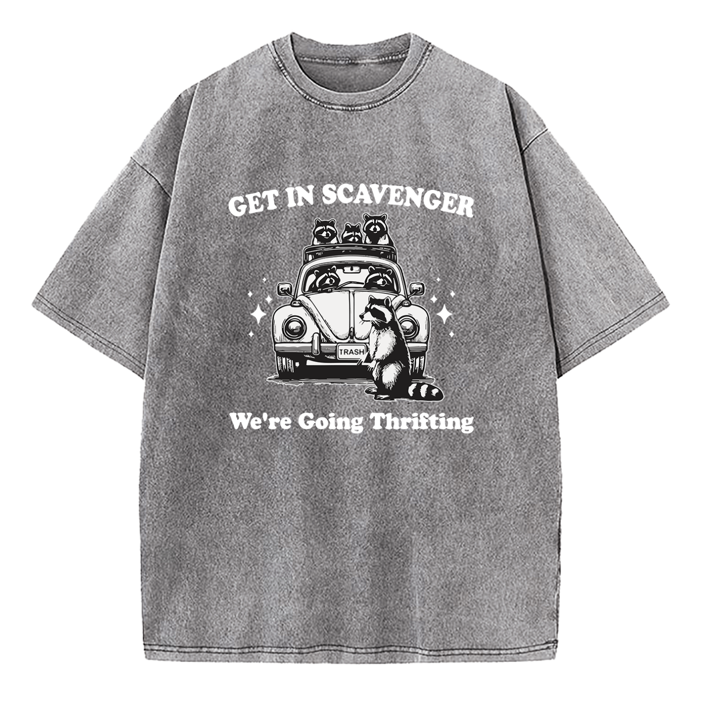 Get In Scavenger We're Going Thrifting Washed T-Shirt
