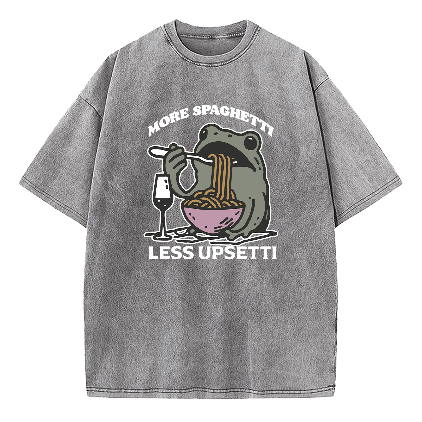 More Spaghetti Less Upsetti Washed T-Shirt
