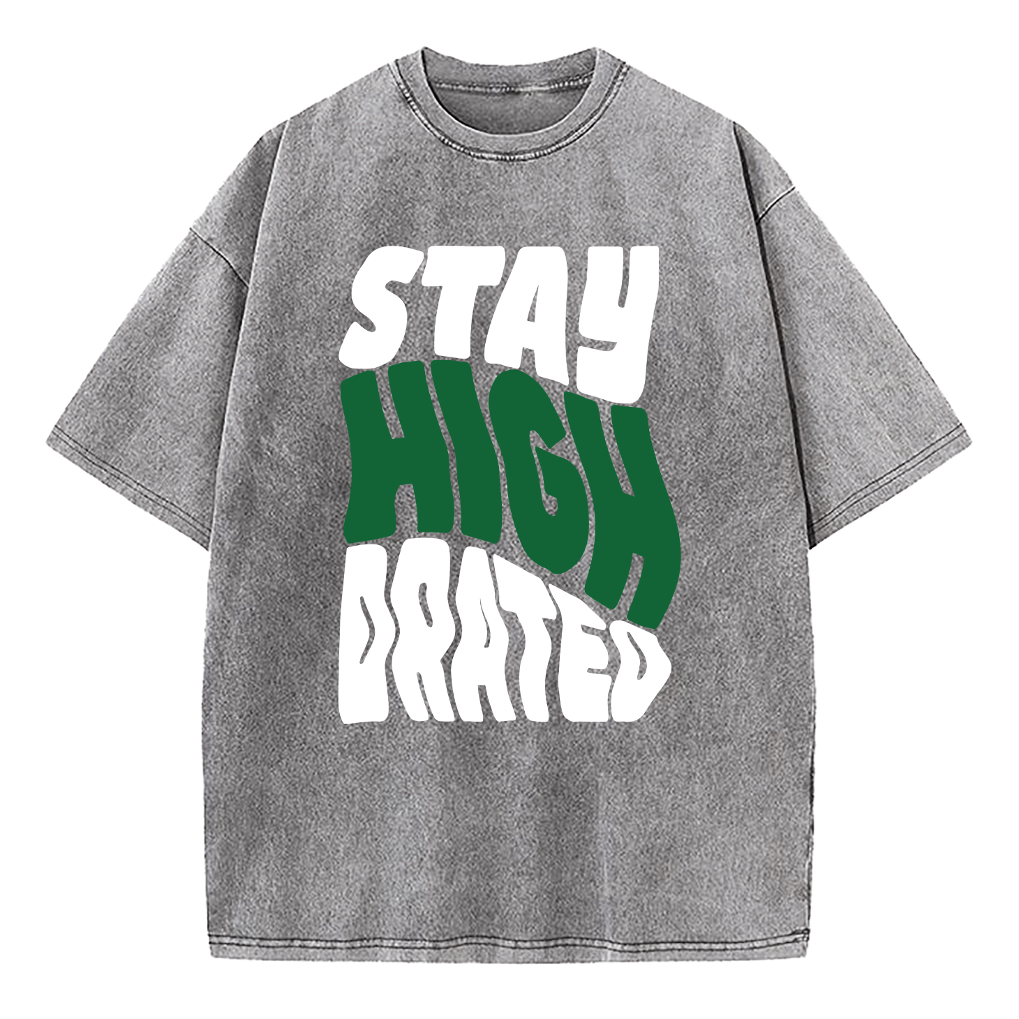 Stay High Drated Washed T-Shirt