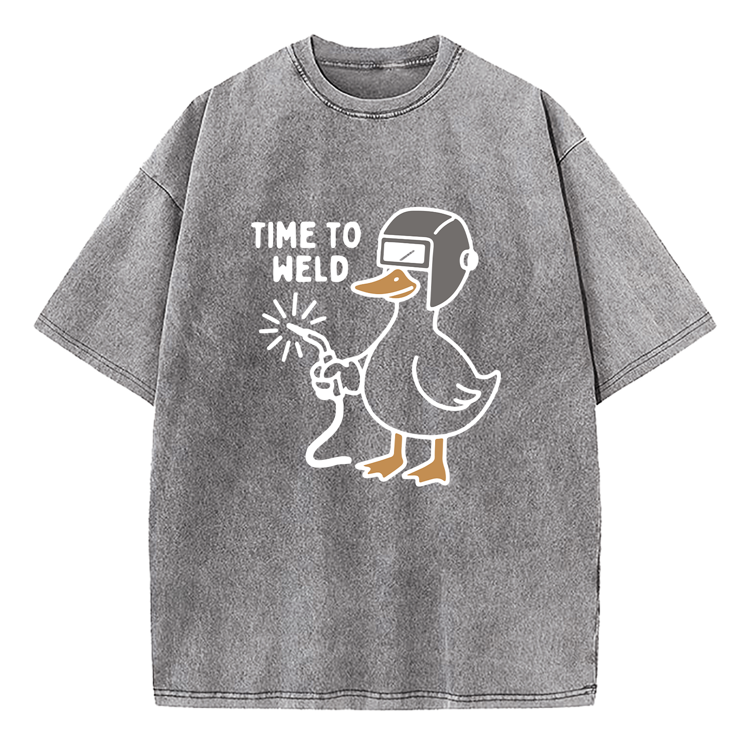 Time To Weld Washed T-Shirt