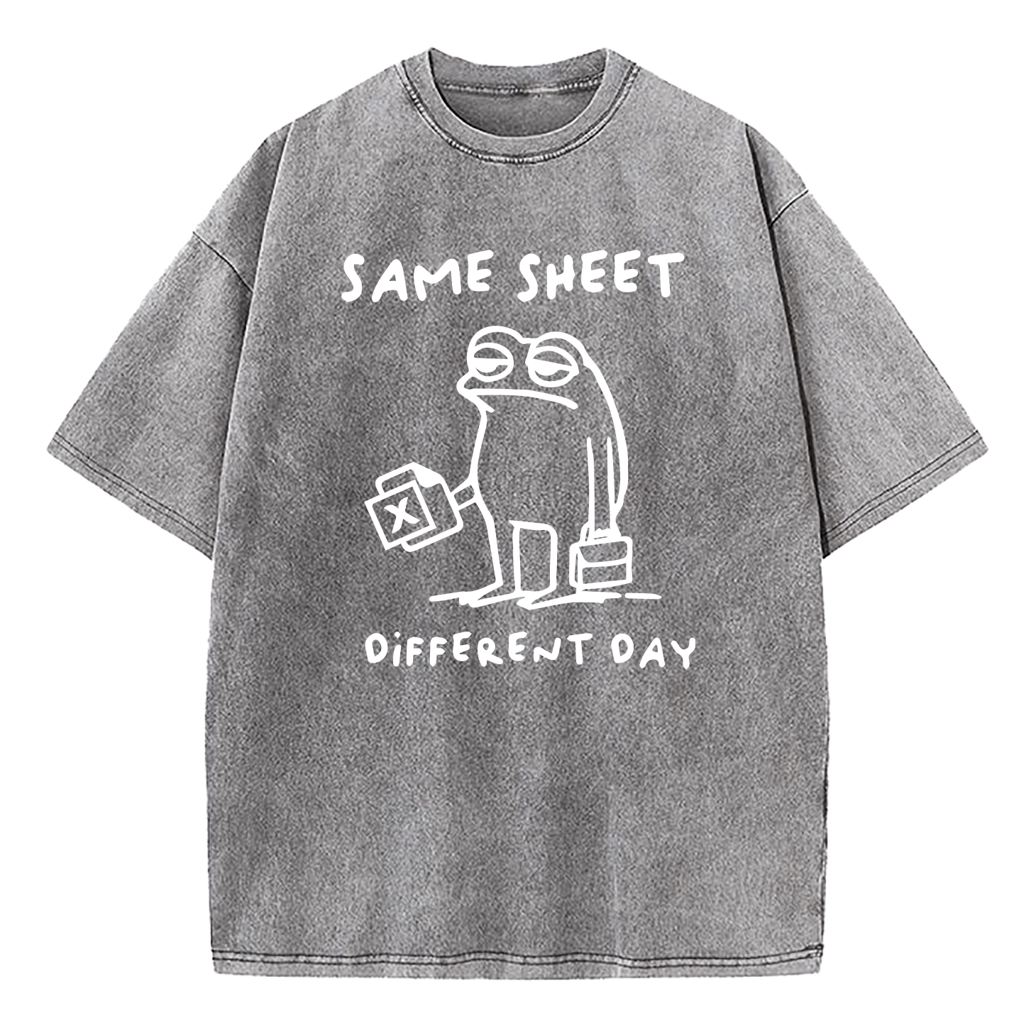 Same Sheet Different Day Washed T-Shirt