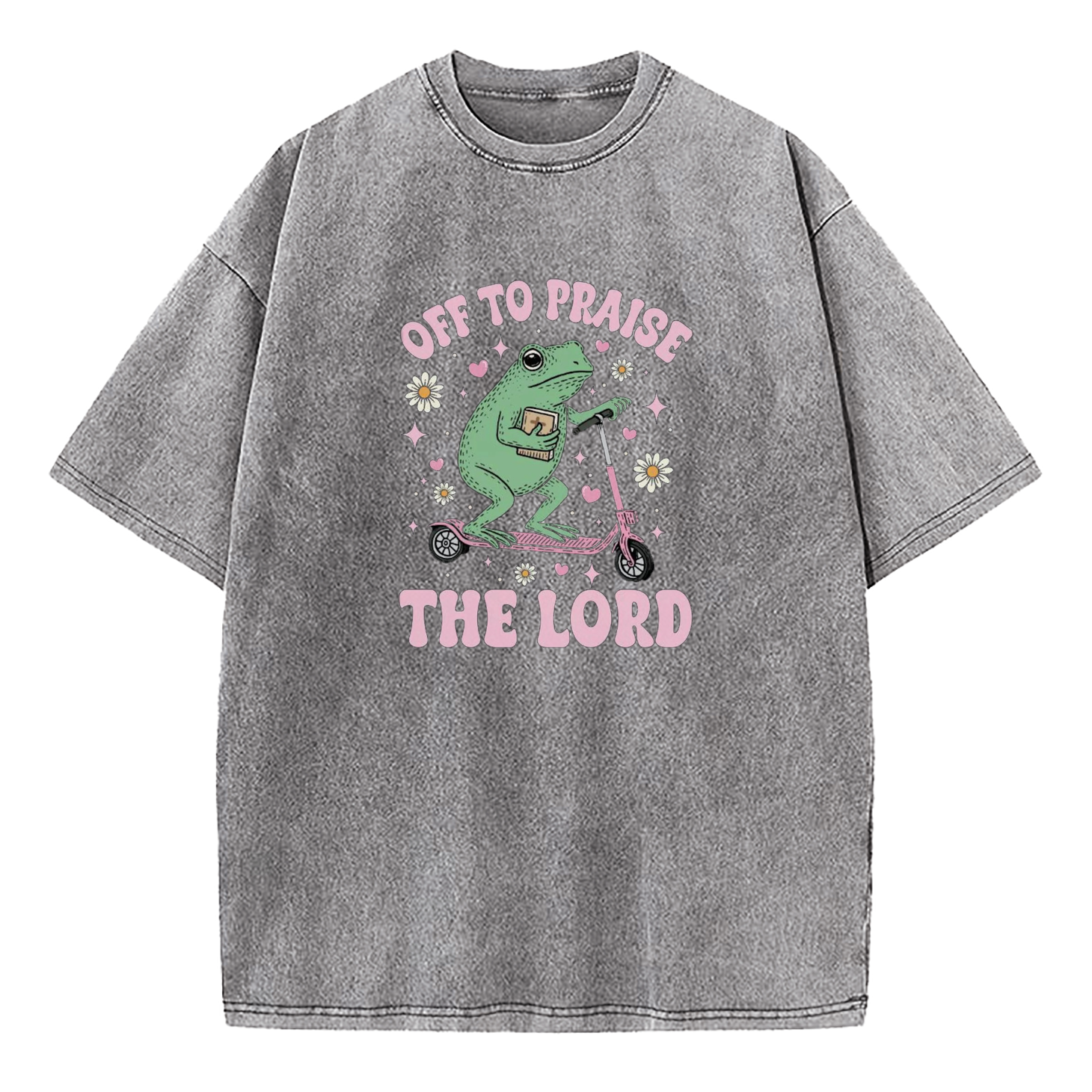 Off To Praise The Lord Washed T-Shirt