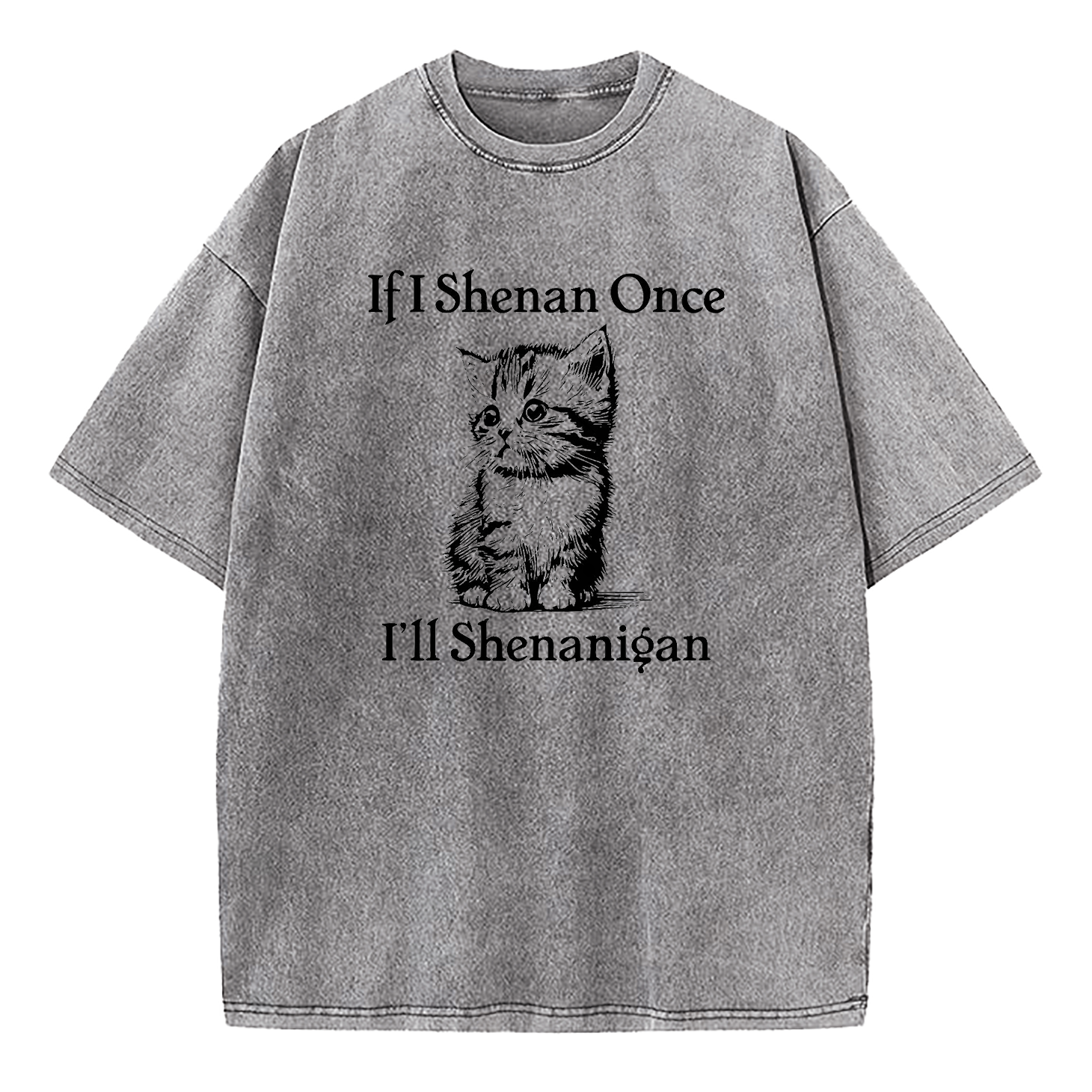  If I Shenan Once I'll Shenanigan Washed T-Shirt