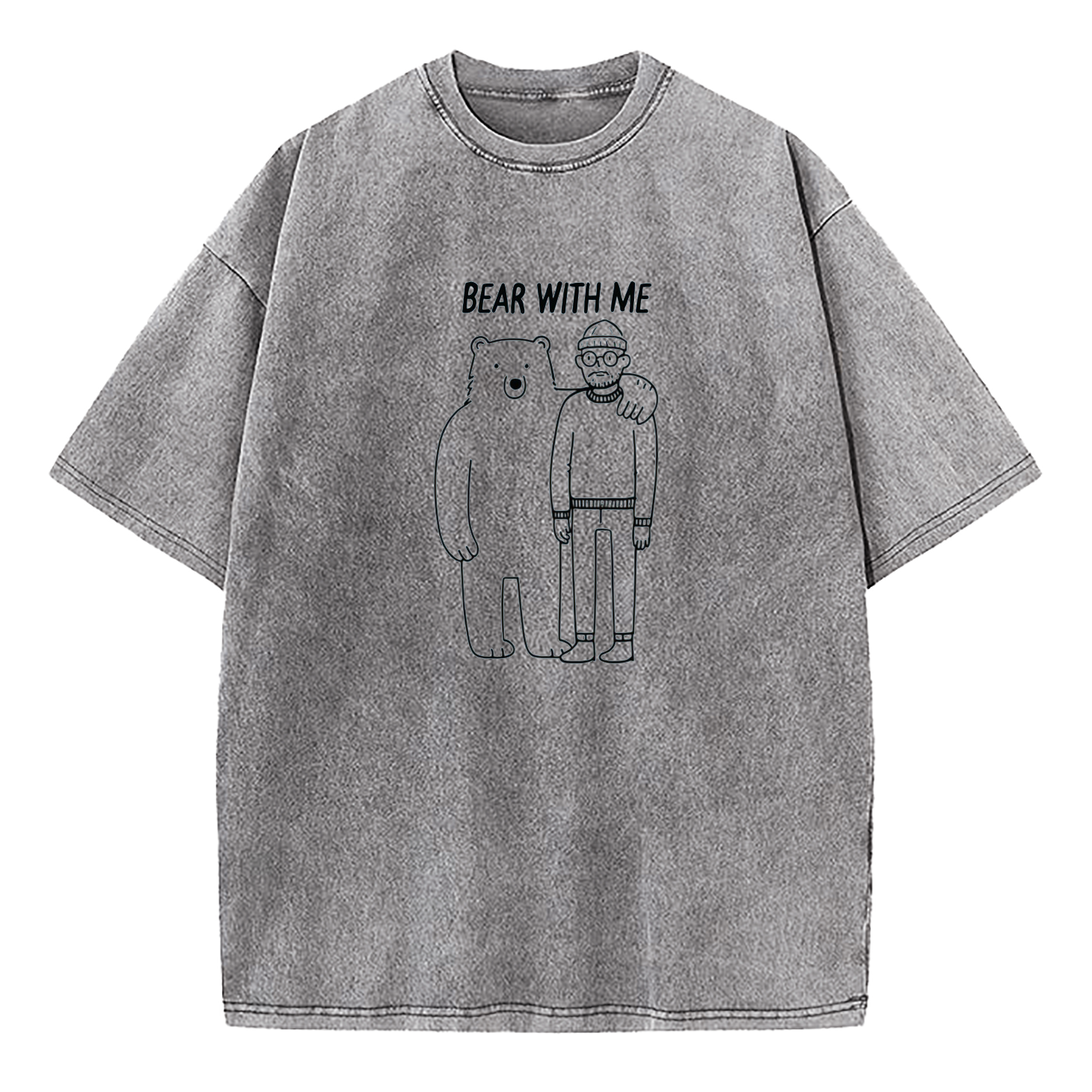 Bear With Me Washed T-Shirt