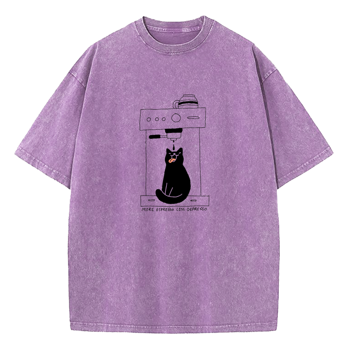 More Espresso Less Depresso Washed T-Shirt