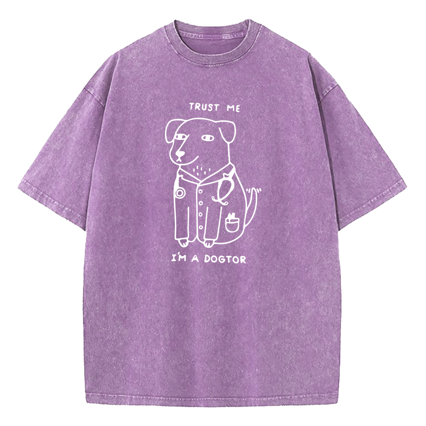 Trust Me I Am Dogtor Washed T-Shirt