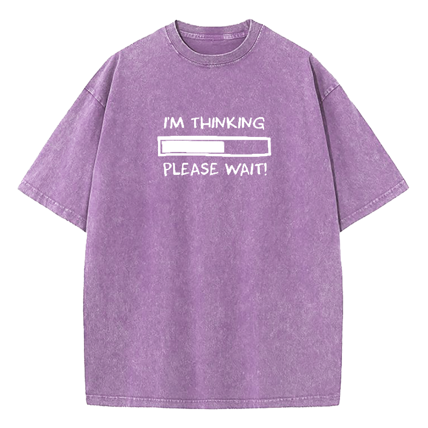 I'm Thinking Please Wait Washed T-Shirt
