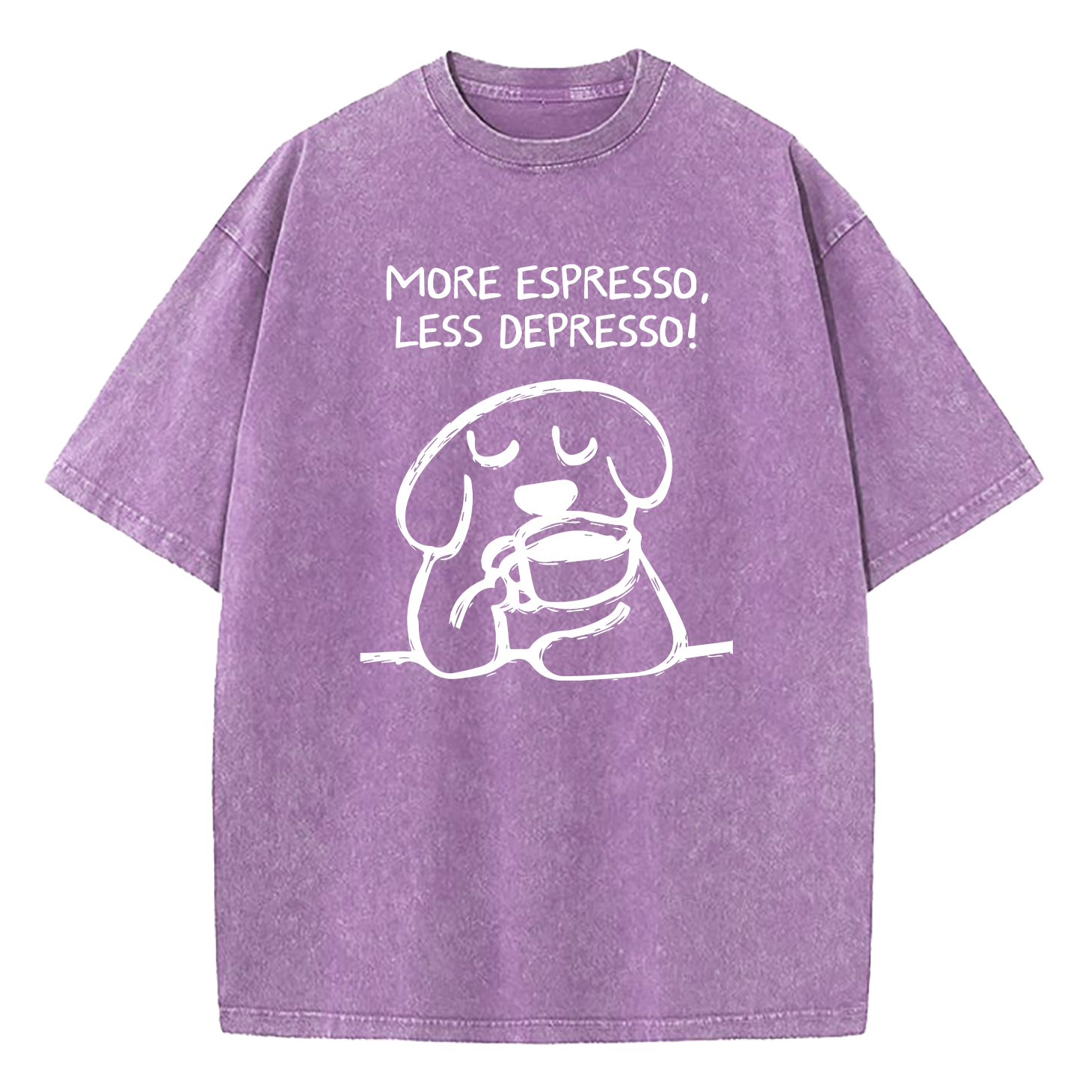 More Espresso Less Depresso Washed T-Shirt