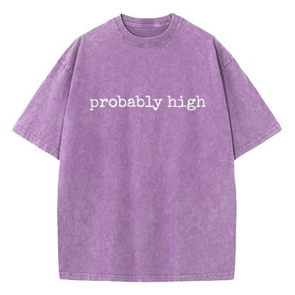 Probably High Washed T-Shirt