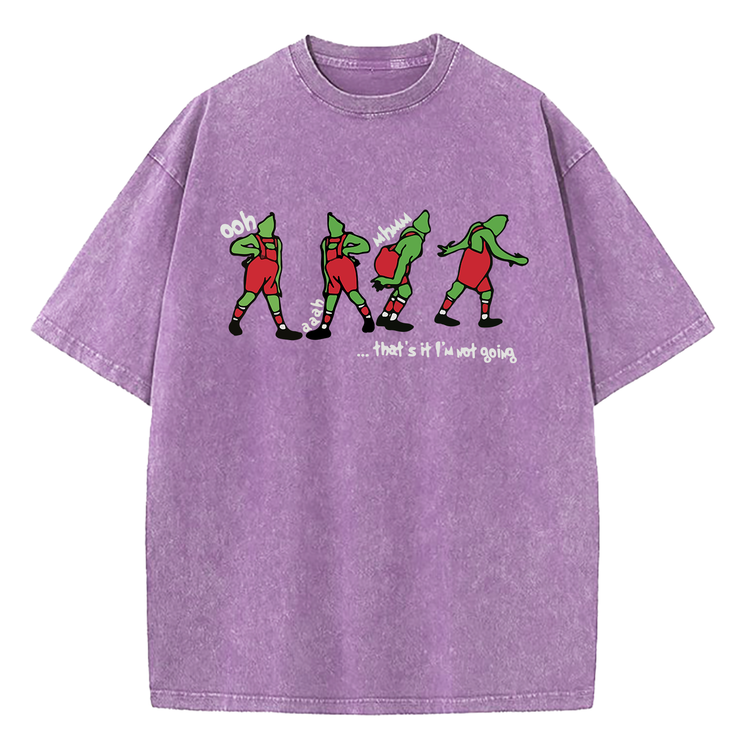 Grinch That's It I'm Not Going Washed T-Shirt